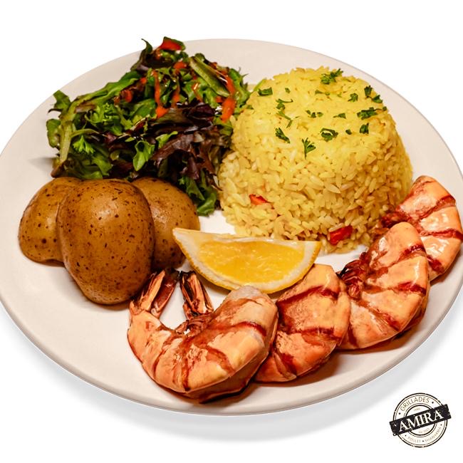 Grilled shrimps (4 pieces)