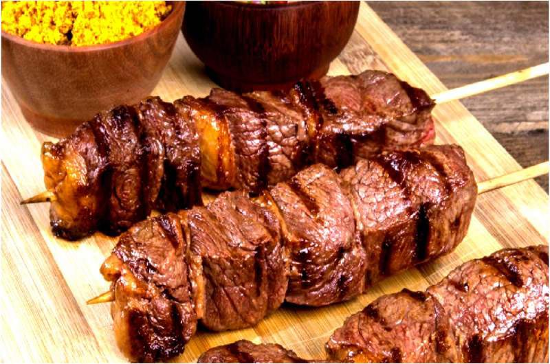 #6). Lamb skewer Kebab