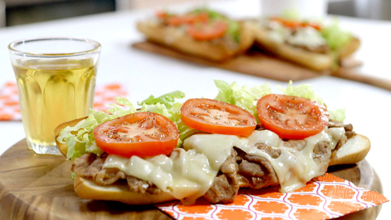 #2) Steak and pepperoni