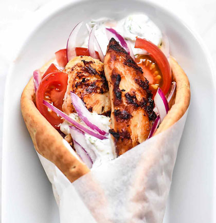 Chicken pita only