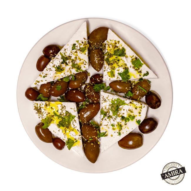 Feta and olives