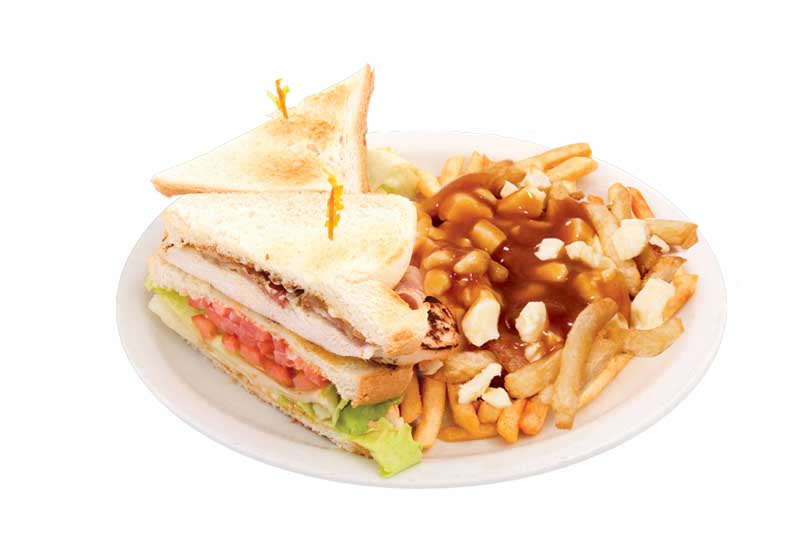 Club sandwich (white meat)