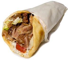 Gyros on pita