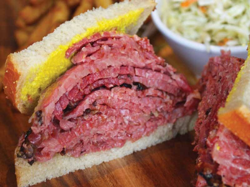 Smoked meat plate