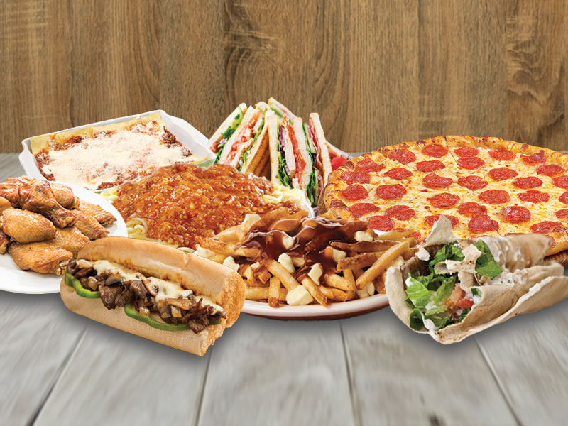 #4)  Smoked meat sandwich + Fries + 1 liqueur