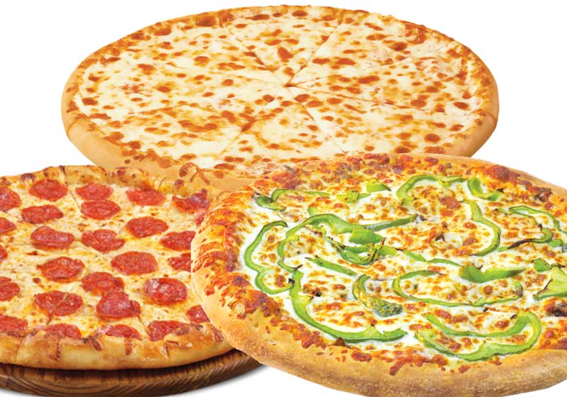 3 Pizzas 10" + Magic Bread (8 pcs) + 2L Pepsi