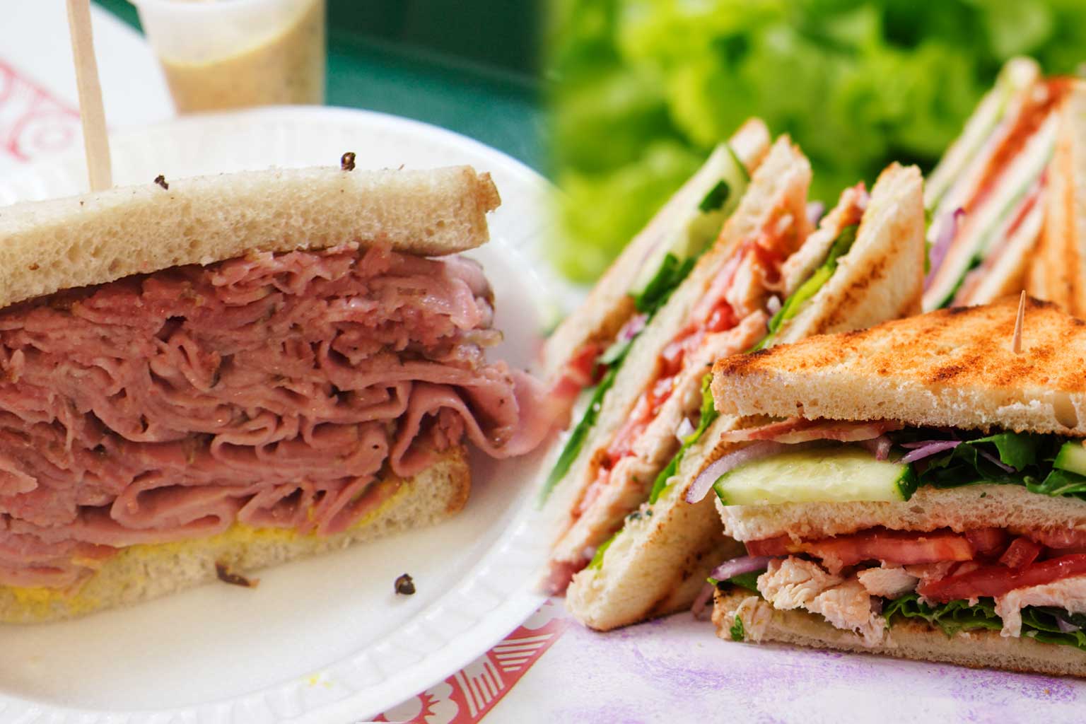 1 Club sandwich (viande blanche) + 1 pepsi 355 ml