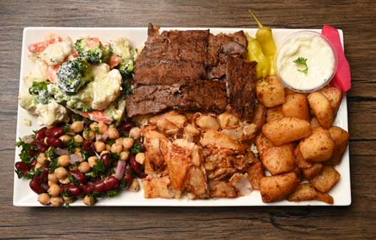 Mixed plate (shish taouk et beef shawarma)