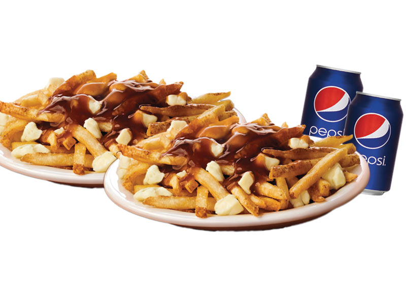 2 Regular Classic poutines