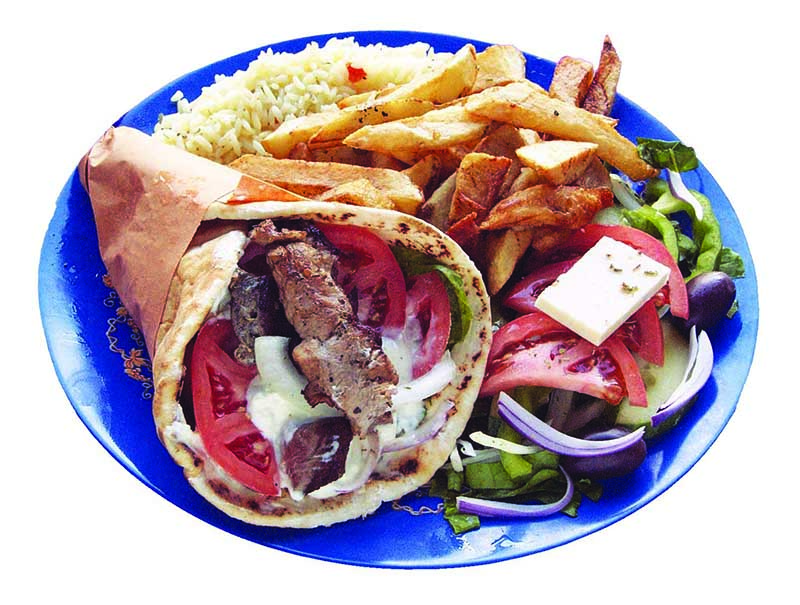 Pita only chicken or gyros