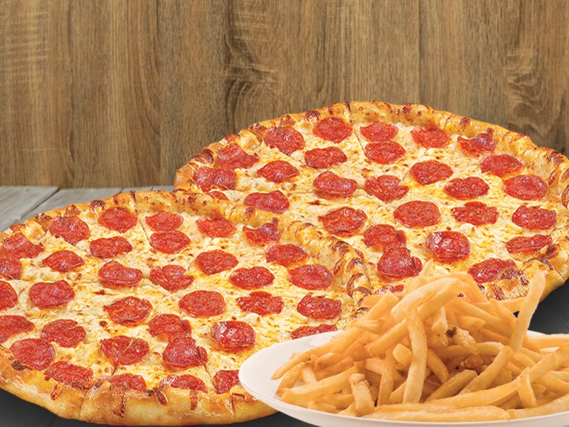 1 x 10" pizza + large Caesar salad or large lasagna or large spaghetti or 7" sub + 1 drink (355ml)