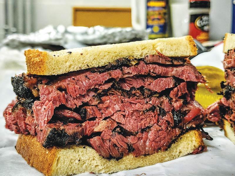 Sandwich à la viande fumée (seul)