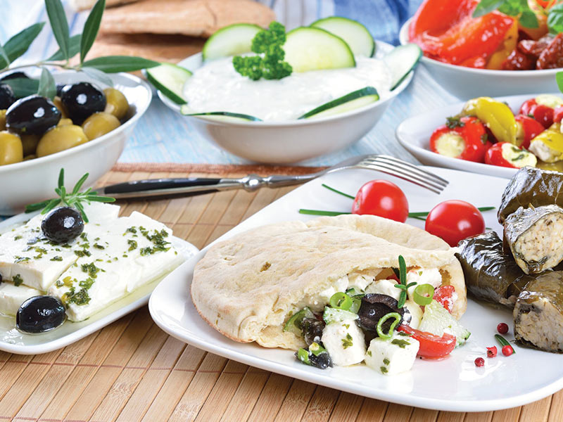 Pita platter (with poutine)