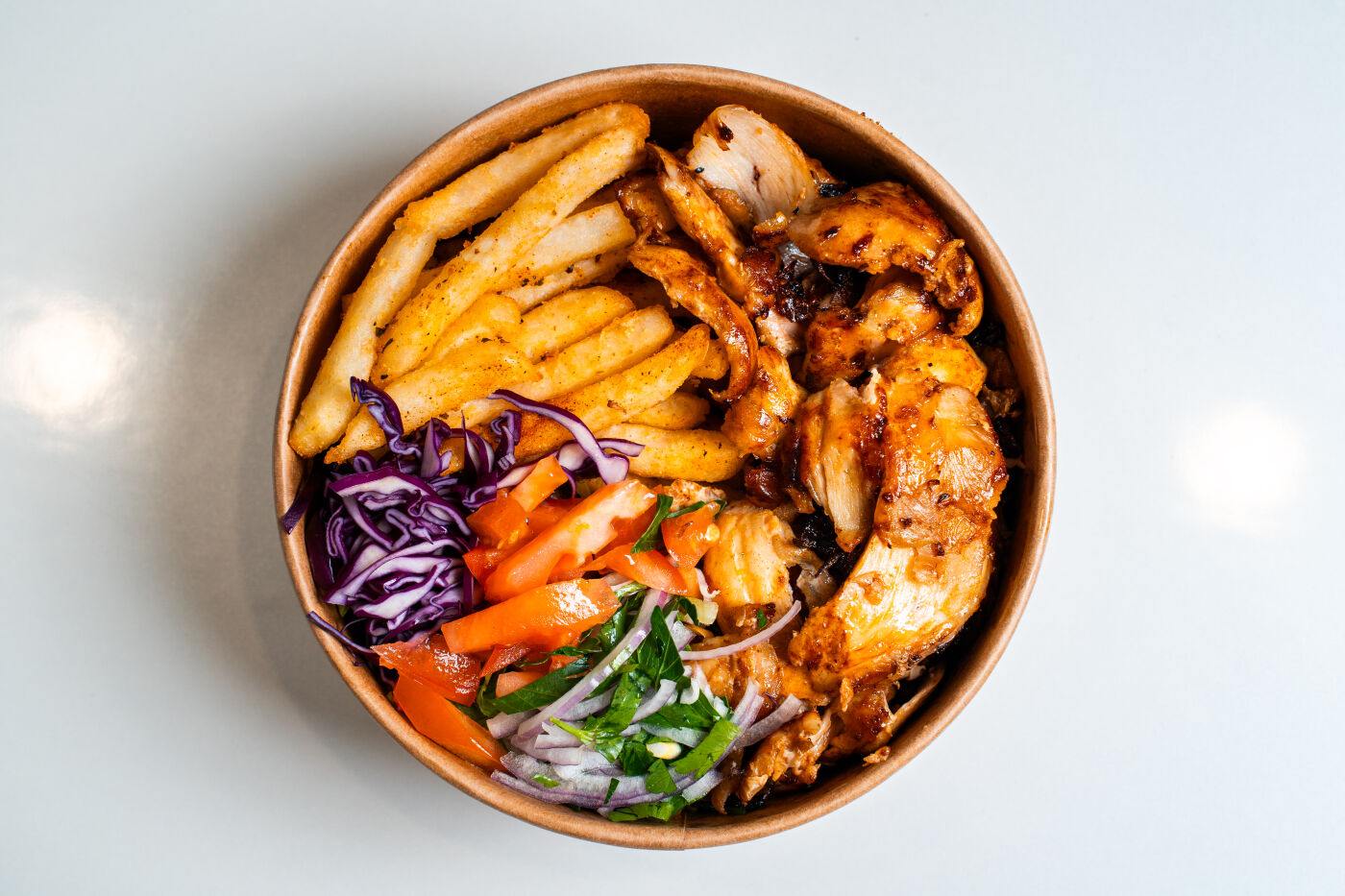 Bols de poulet
